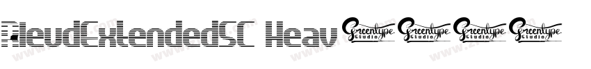 RleudExtendedSC Heav字体转换